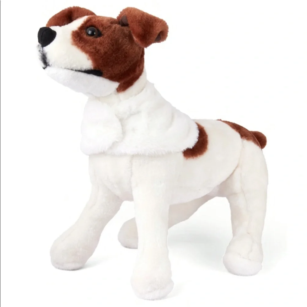 Fair ivory Dog Faux Fur Cape nwt